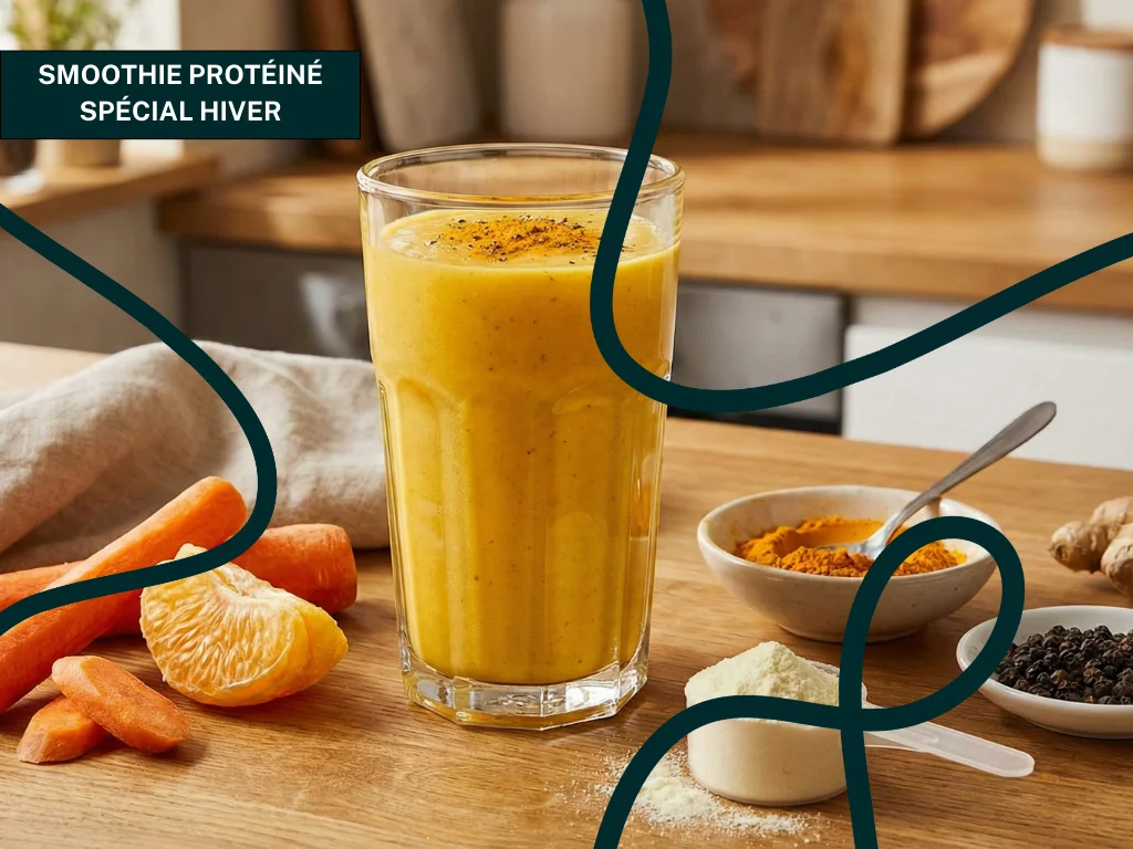 Smoothie protéiné hiver anti-inflammatoire