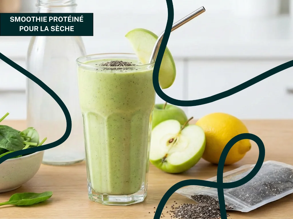 Recette smoothie protéiné pour la sèche