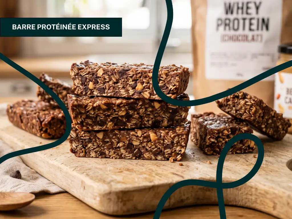 Barre protéinée maison express en 4 ingrédients